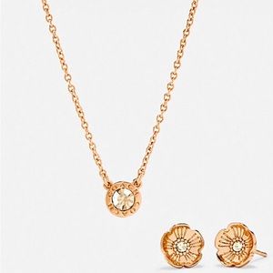 COACH Signature stone Tea Rose 3-Piece Set